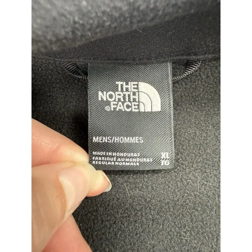 The North Face WindWall Soft Shell Jacket Men's Gray Black Full Zip Coat Size XL
